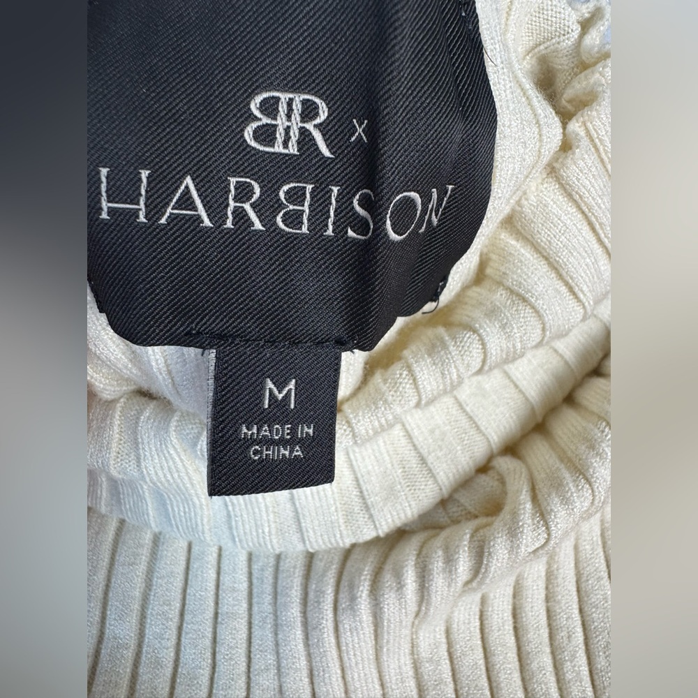 Banana Republic Women's Medium  HARBISON Color-Block Ribbed Sweater #755350 Euc - Picture 5 of 9